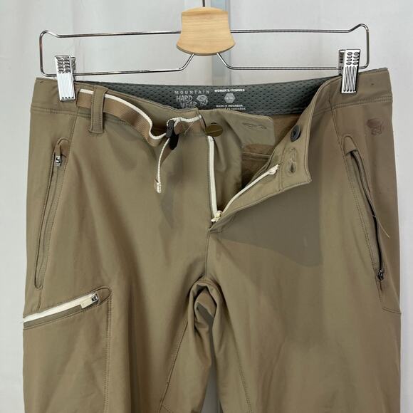MOUNTAIN HARDWEAR 6 x 34 Chockstone Midweight Active Pants Zipper Pockets Tan - Picture 7 of 9